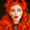 Classy Redhead Lady diamond painting