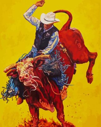 Cowboy Rodeo diamond painting