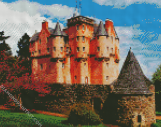 Craigievar Castle In Alford diamond painting