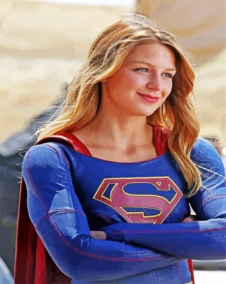 Gorgeous Supergirl diamond painting