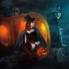 Gothic Halloween Witch diamond painting