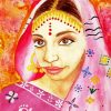 Indian Woman Wearing Sari diamond painting