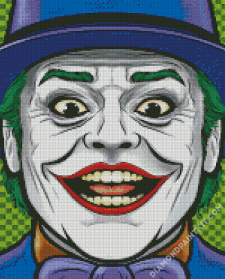 Joker Illustration diamond painting