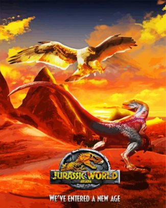 Jurassic World Poster diamond painting