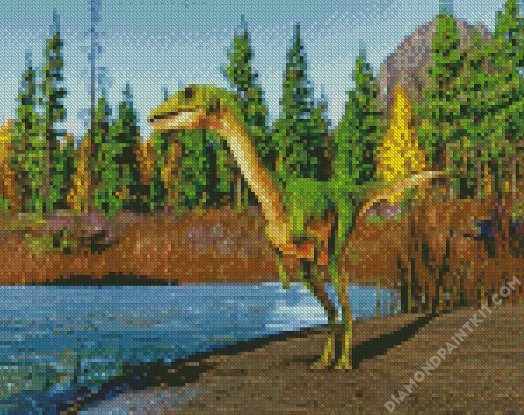 Jurassic World Dinosaur - 5D Diamond Painting 