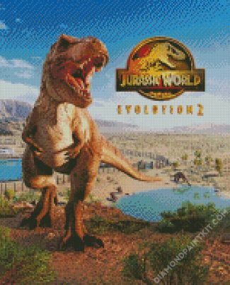 Jurassic World Evolution diamond painting