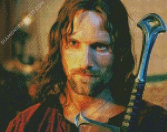 King Aragorn Lord Of The Rings diamond painting