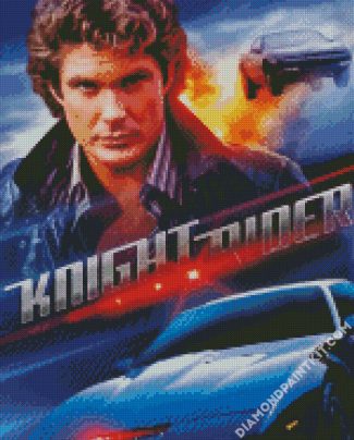 Knight Rider Movie Poster diamond painting