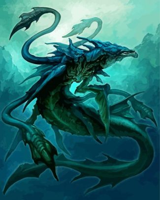 Leviathan Serpent diamond painting