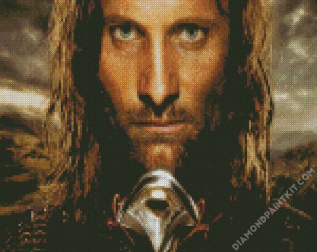 Lord Of The Rings King Aragorn diamond painting