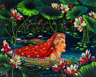Lotus Mermaid diamond painting