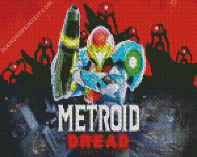 Metroid Dread Game Poster diamond painting