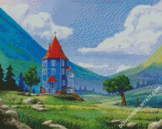 Moomin World Fin Land diamond painting