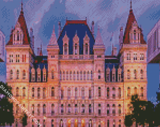 New York State Capitol Albany diamond painting