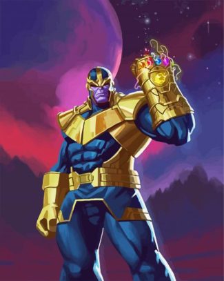 Powerful Thanos Art diamond painting