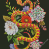 Python Snake And Succulent diamond painting