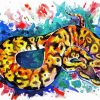 Python Snake Art diamond painting