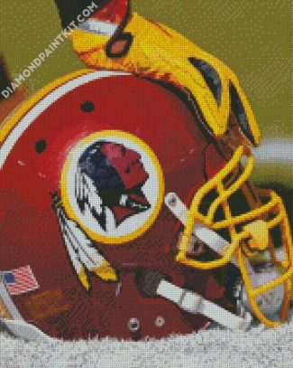 Redskins Helmet diamond painting