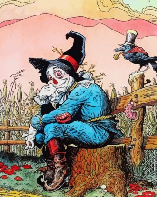Scarecrow Wizard Of Oz diamond painting