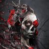 Scary Sugar Skull Woman diamond painting