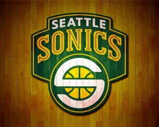 Seattle Supersonics Basketball Logo diamond painting