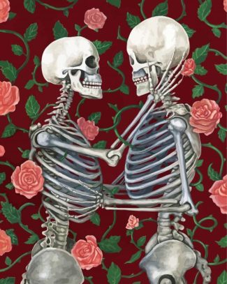 Skeleton Couple diamond painting