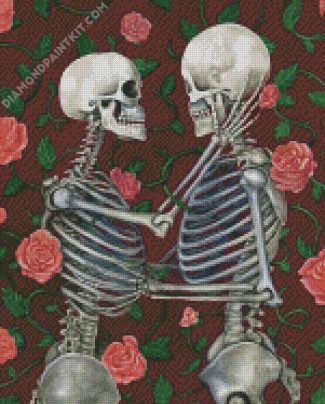 Skeleton Couple diamond painting