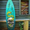 Skull Surfboard diamond painting