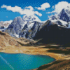 Snowy Andes Mountains diamond painting