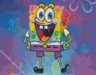 Spongebob diamond painting