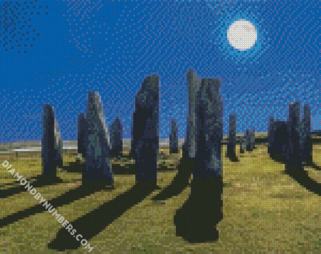 Standing Stones Callanish Scotland diamond painting