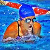 Swimmer Lady diamond painting