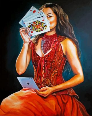 Tarot Woman diamond painting
