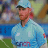 The English International Cricketer Ben Stokes diamond painting