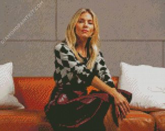 The American Actress Sienna Miller diamond painting