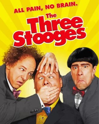 The Three Stooges Poster diamond painting