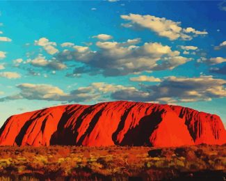 Uluru Rock diamond painting