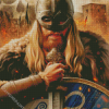 Viking Man diamond painting