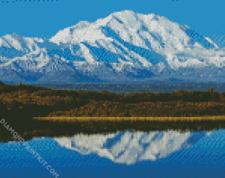 Wonder Lake Alaska diamond painting