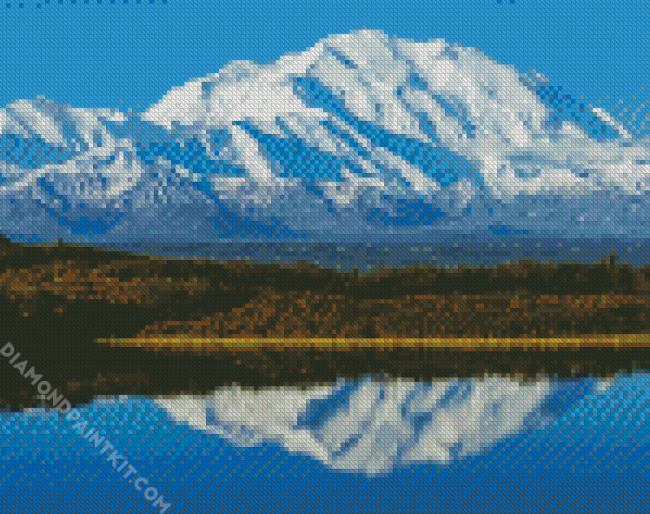 Wonder Lake Alaska diamond painting