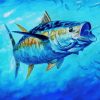 Yellowfin Tuna Fish diamond painting