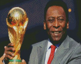 Pele Former Minister Sport diamond painting