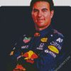 Racing Driver Sergio Perez diamond painting