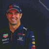 Sergio Perez Racing Driver diamond painting