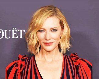 Actress Cate Blanchett diamond painting