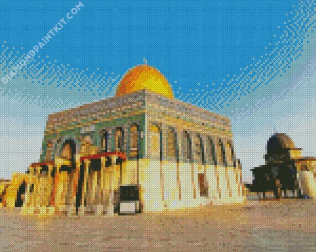 Al Aqsa Mosque diamond painting