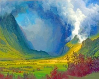 Albert Bierstadt Storm In The Mountains diamond painting