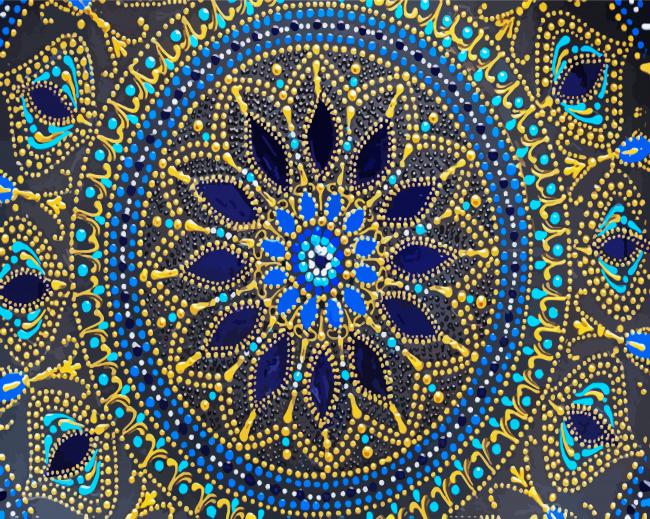 Arabesque Mandala Art - 5D Diamond Painting 