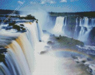 Argentina Iguazu Falls diamond painting
