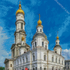 Assumption Cathedral Kharkiv diamond painting